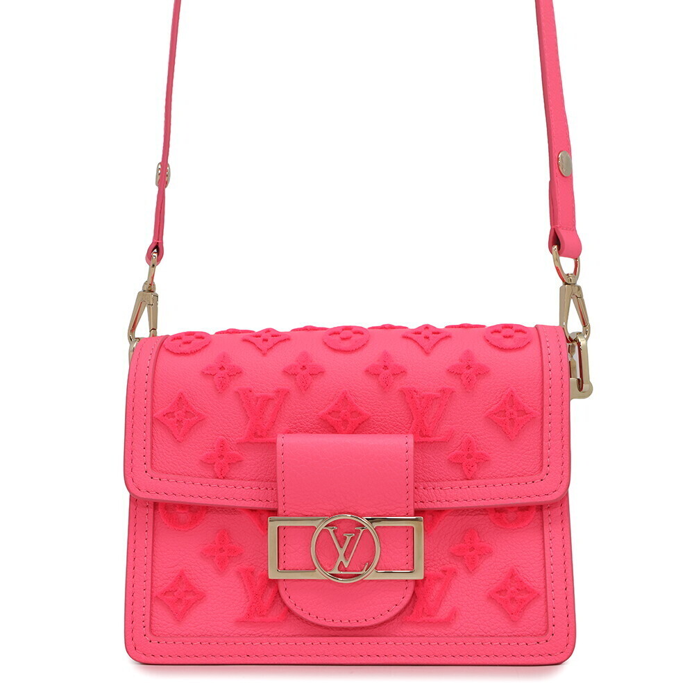 Louis Vuitton Shoulder Bag Monogram Tufted Dauphine